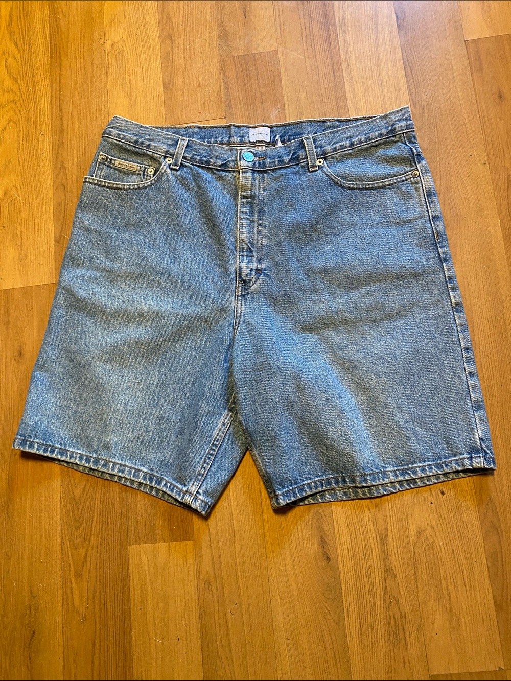 Calvin Klein Jeans Light Blue Denim Cutoff Shorts